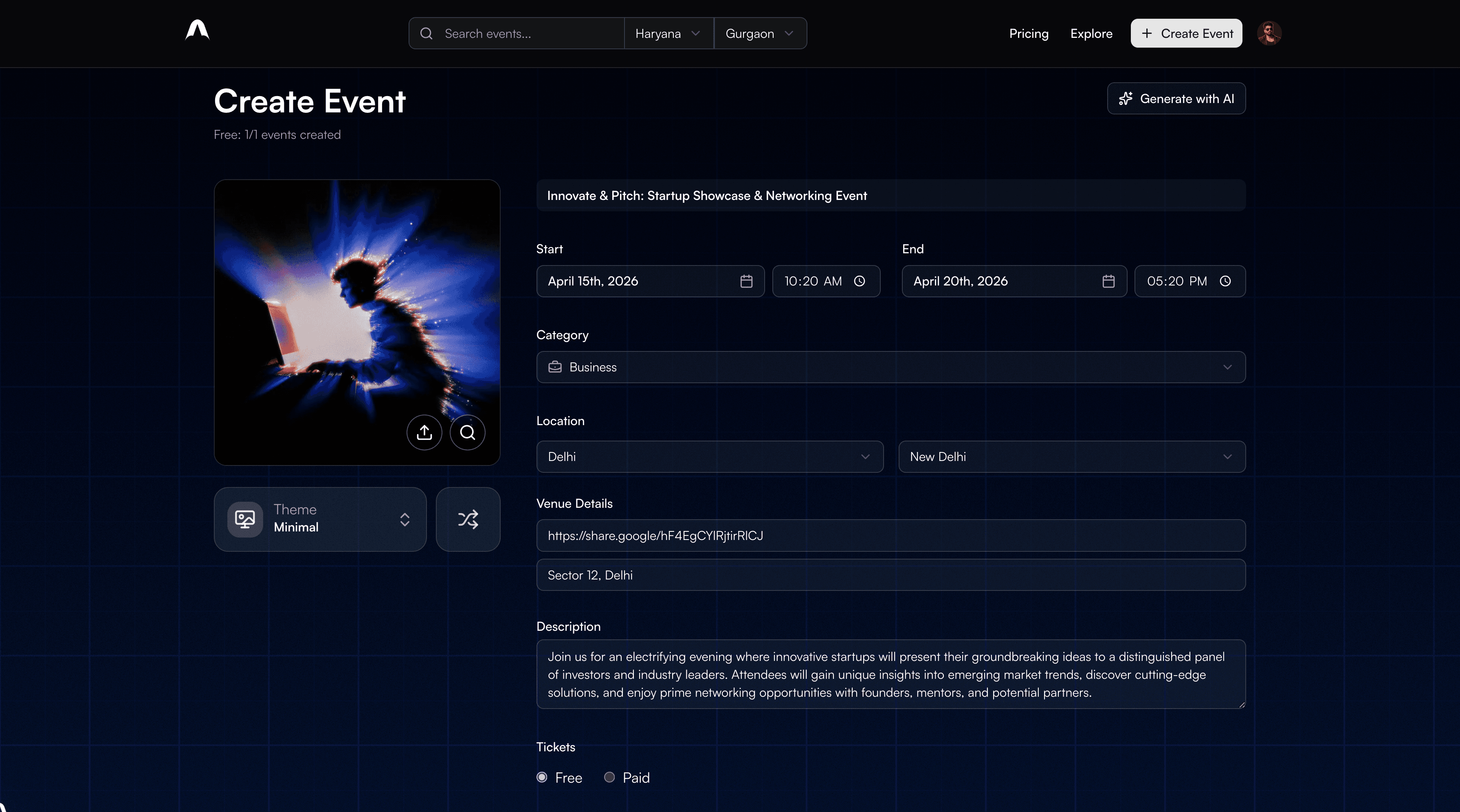 Avsar dashboard preview